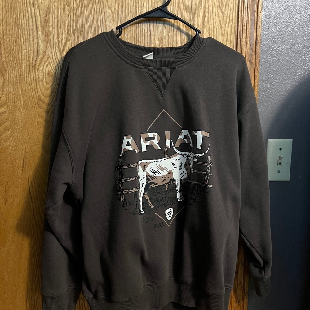 Ariat Brown Graphic Sweater